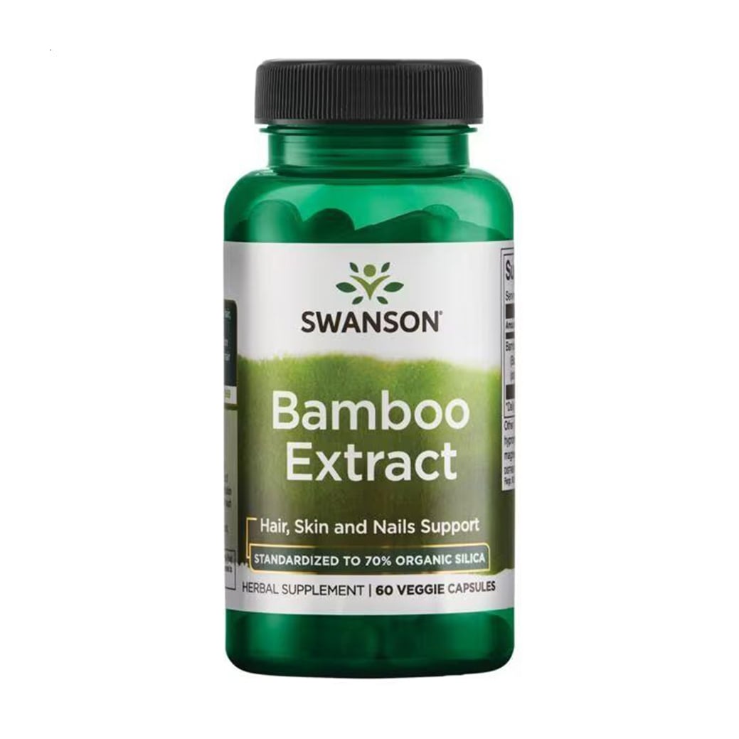 Уцінка! Екстракт бамбука Swanson Bamboo Extract 300 мг, 60 капсул