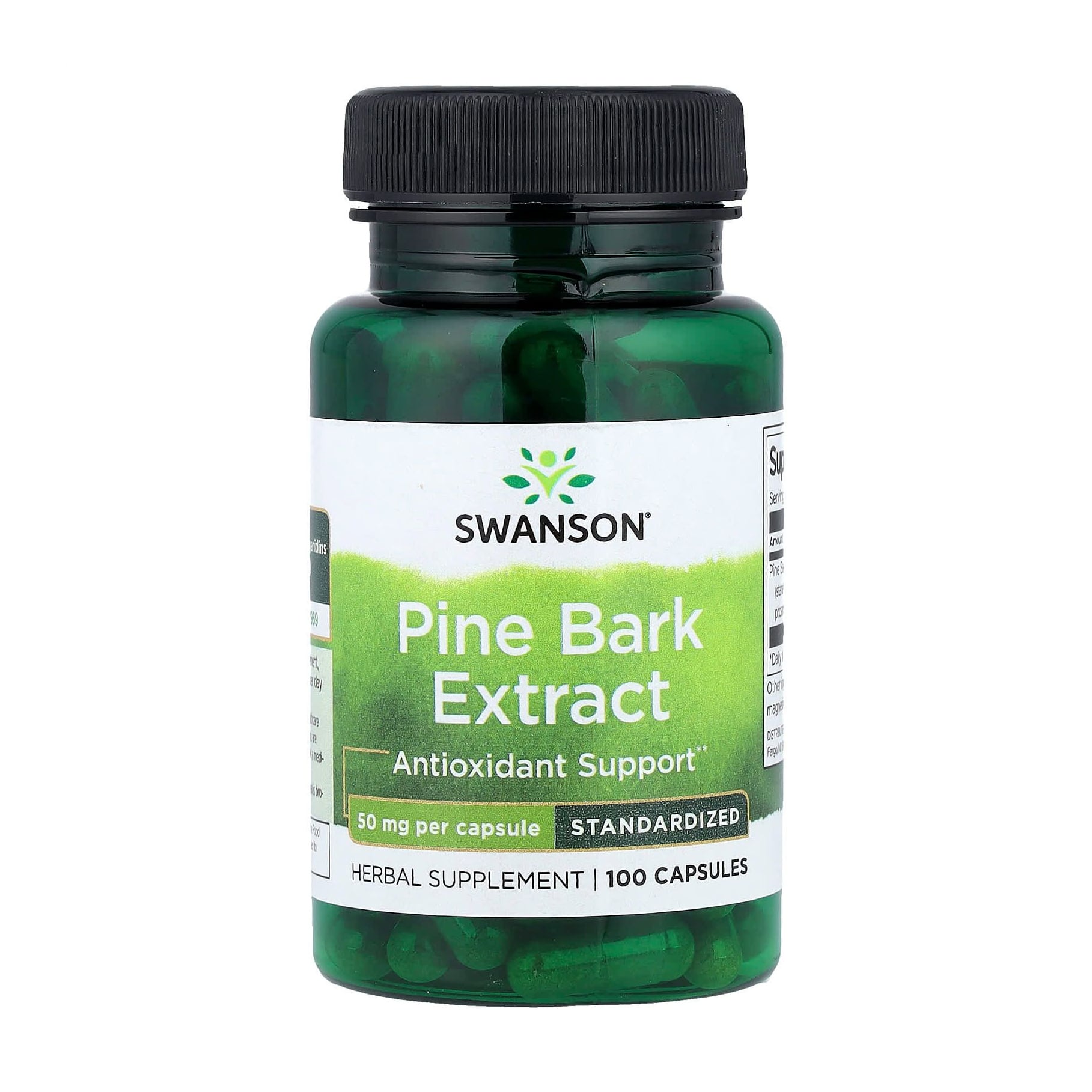 Уцінка! Екстракт соснової кори Swanson Pine Bark Extract 50 мг, 100 капсул