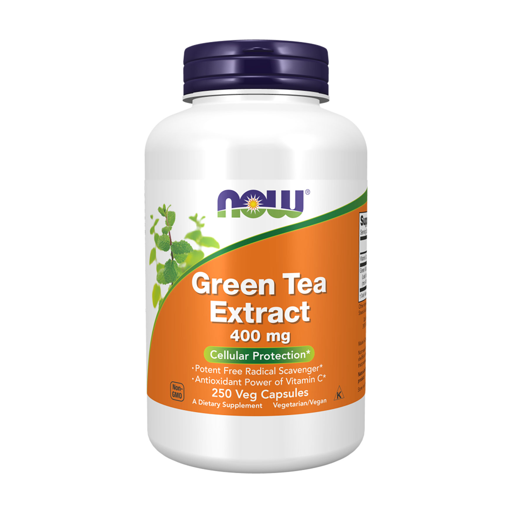 Уцінка! Екстракт зеленого чаю NOW Foods Green Tea Extract 400 мг, 250 капсул